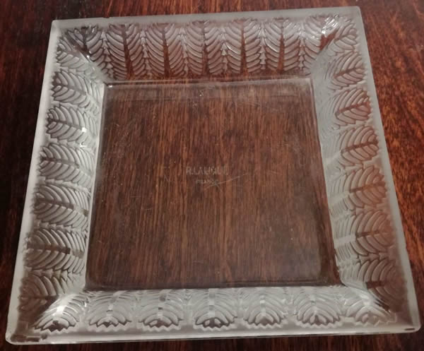 Rene Lalique Corfou Ashtray