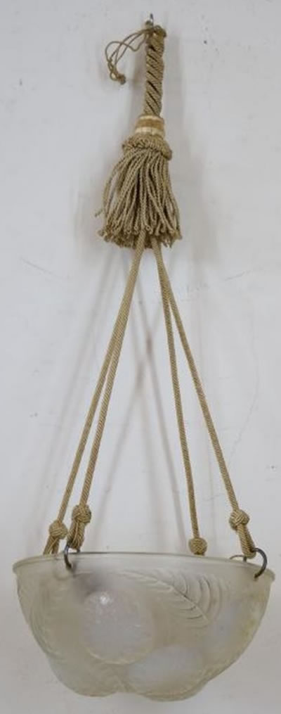 Rene Lalique Chandelier Dahlias