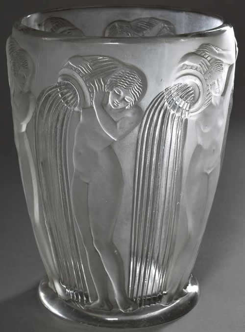 Rene Lalique Vase Danaides