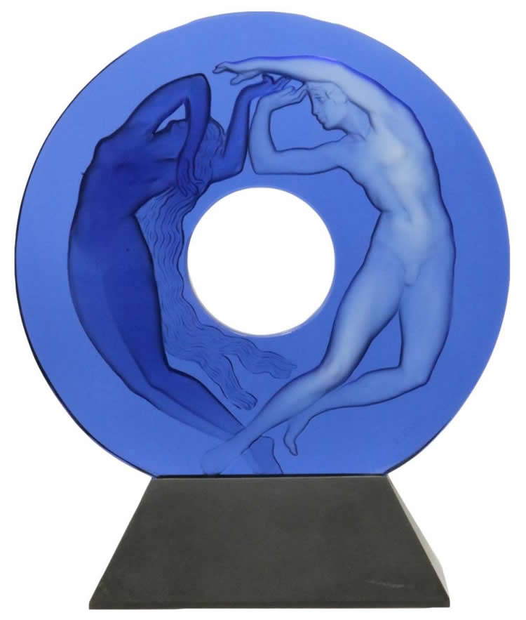 Rene Lalique Clock Day and Night