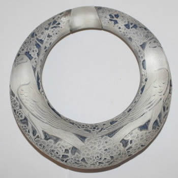 Rene Lalique Vase Deux Anneaux Pigeons