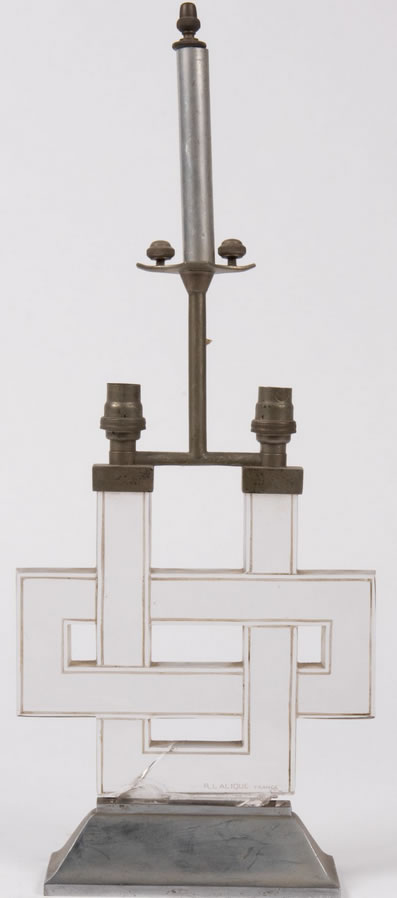 Rene Lalique Lamp Entrelacs