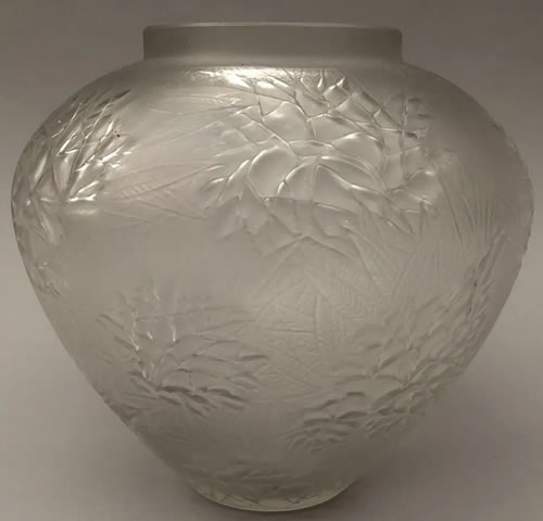 Rene Lalique Vase Esterel