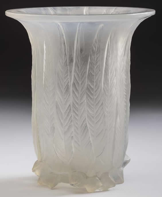 Rene Lalique Vase Eucalyptus