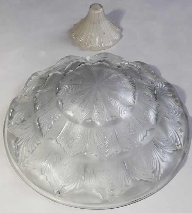 Rene Lalique Chandelier Gaillon