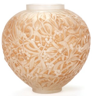 Rene Lalique Vase Gui