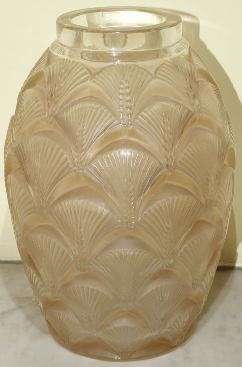 Rene Lalique Vase Herblay