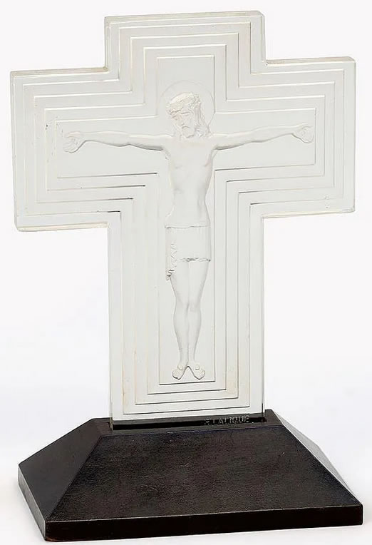Rene Lalique Statue Jesus Christ