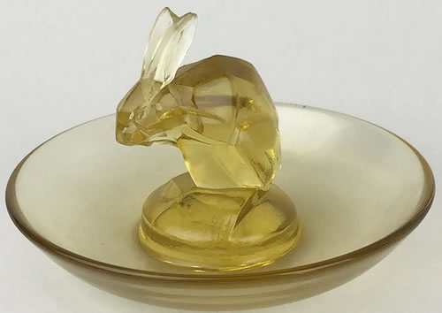 Rene Lalique Ashtray Lapin