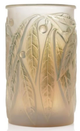Rene Lalique Vase Laurier