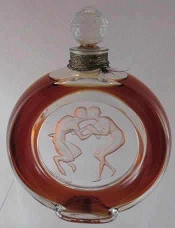 Rene Lalique Perfume Bottle Le Baiser Du Faune