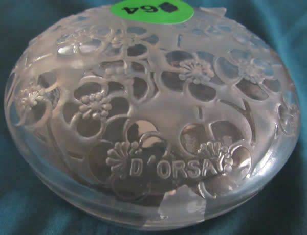 Rene Lalique Powder Box Le Lys