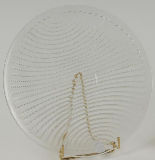 Rene Lalique Plate Lignes