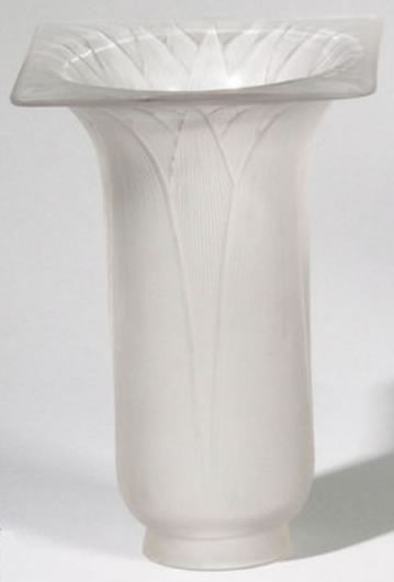Rene Lalique Vase Lotus