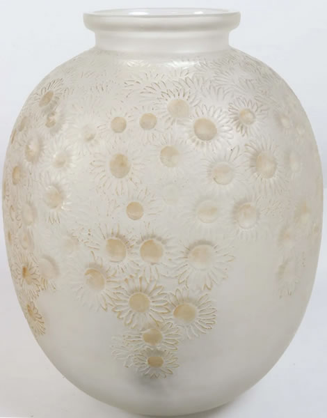 Rene Lalique Vase Marguerites