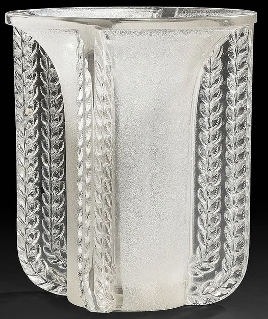 Rene Lalique Vase Marignane
