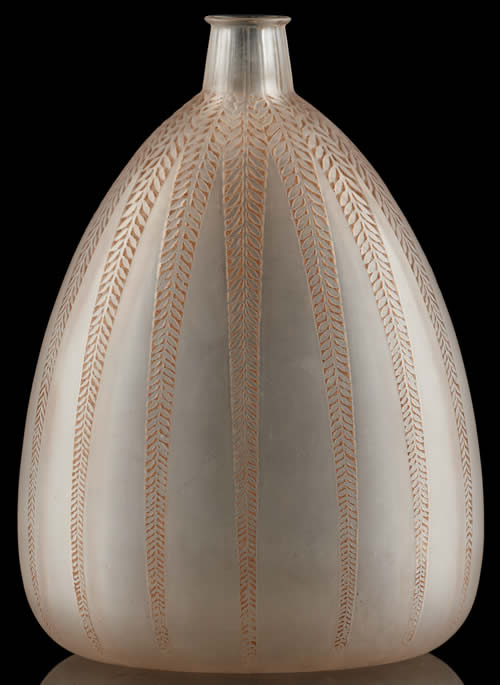 Rene Lalique Vase Mimosa