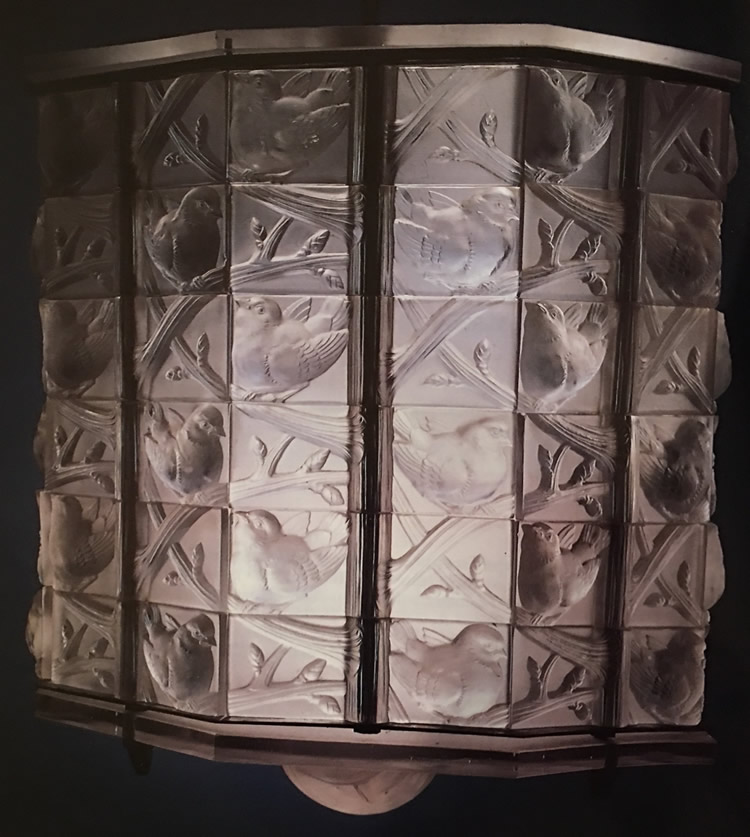 Rene Lalique Moineaux-3 Chandelier