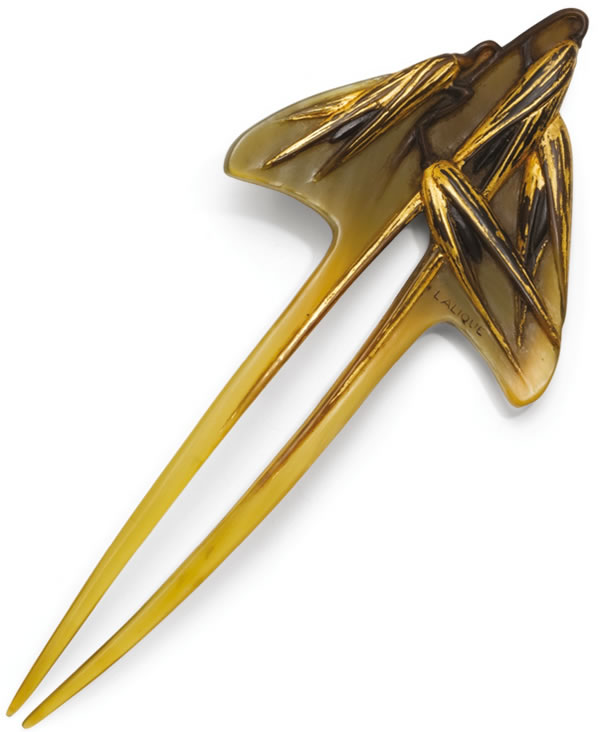 Rene Lalique Comb Oat Ear