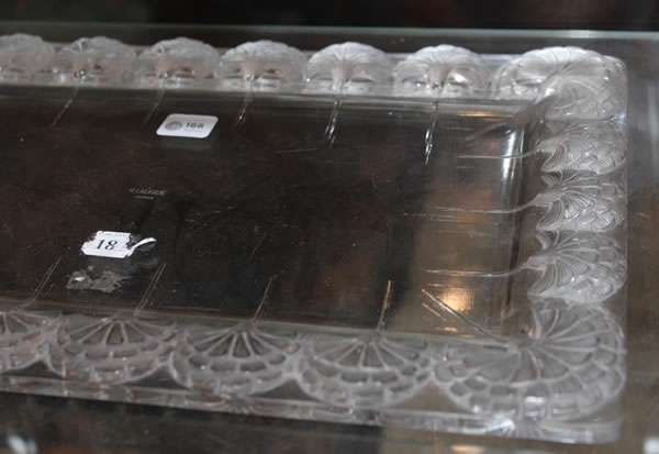 Rene Lalique Tray Oeillets