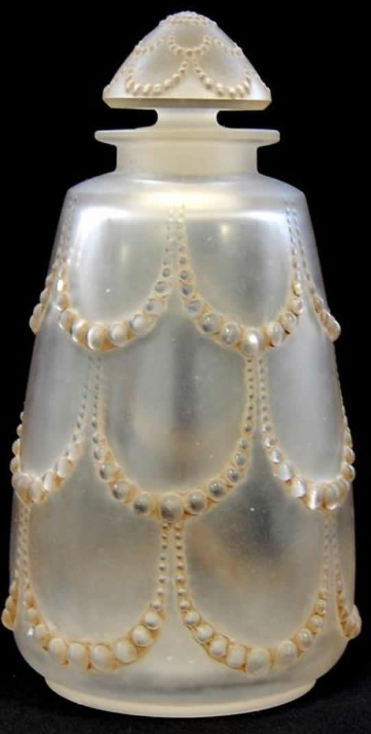 Rene Lalique Perfume Bottle Perles