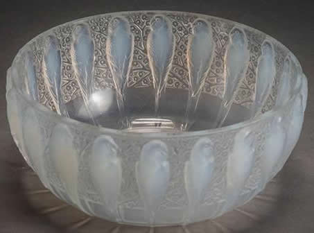 Rene Lalique Bowl Perruches