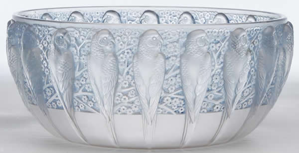 Rene Lalique Bowl Perruches