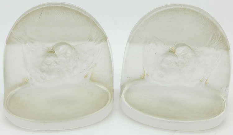 Rene Lalique Menu Holder Pinsons