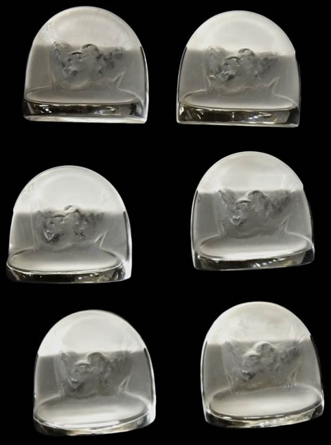 Rene Lalique Place Card Holder Pinsons