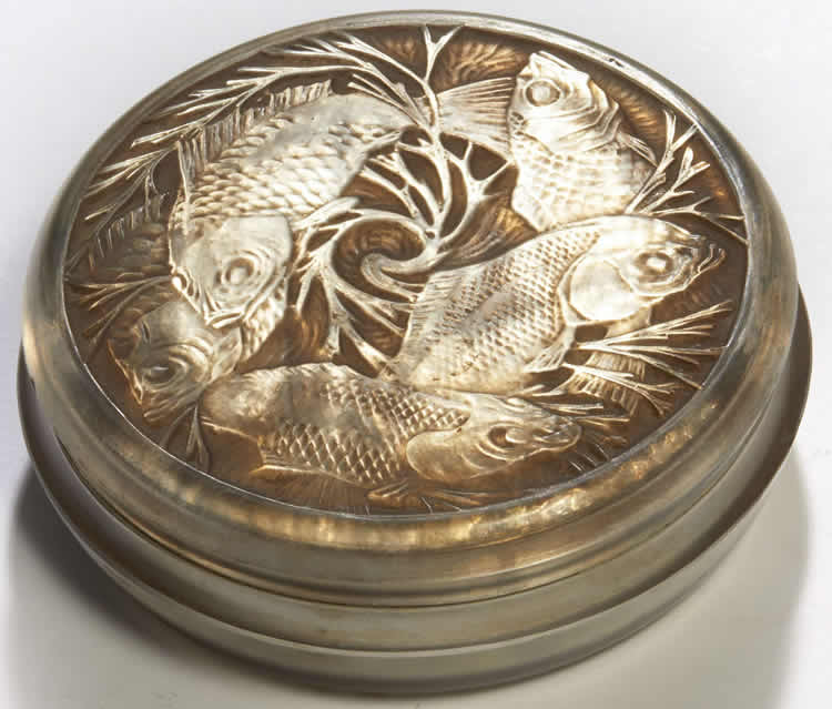 Rene Lalique Box Poissons