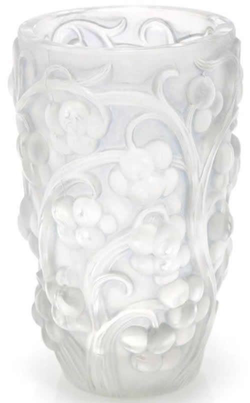 Rene Lalique Vase Raisins