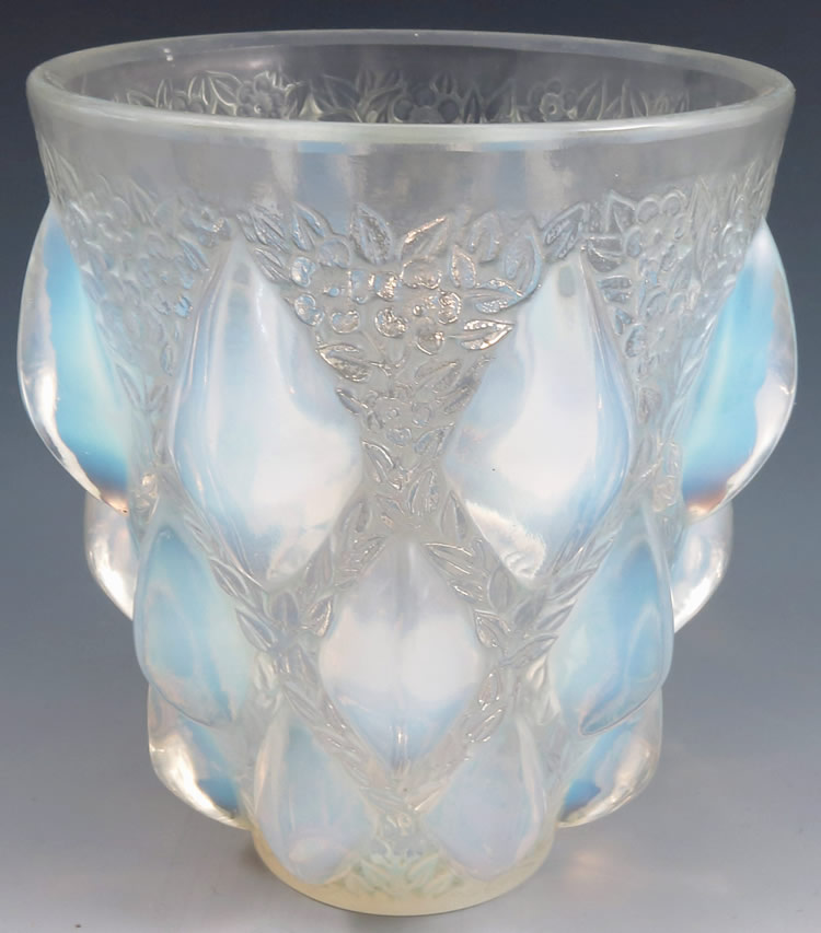 Rene Lalique Vase Rampillon