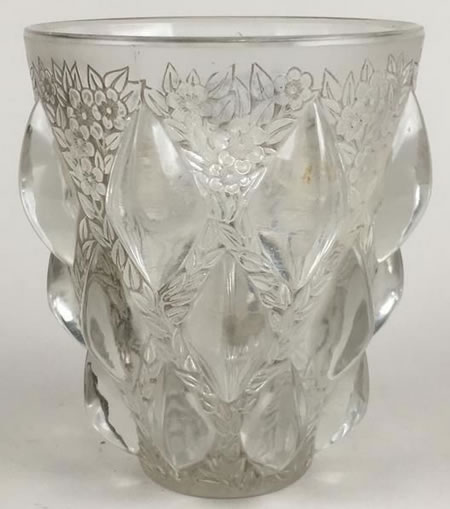 Rene Lalique Vase Rampillon