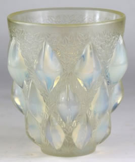 Rene Lalique Vase Rampillon