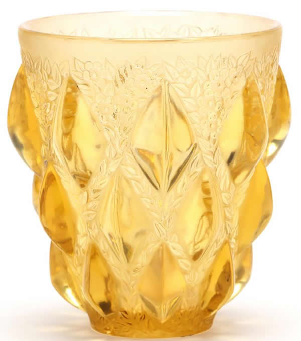 Rene Lalique Vase Rampillon