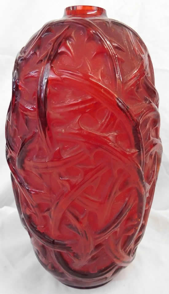 Rene Lalique Vase Ronces