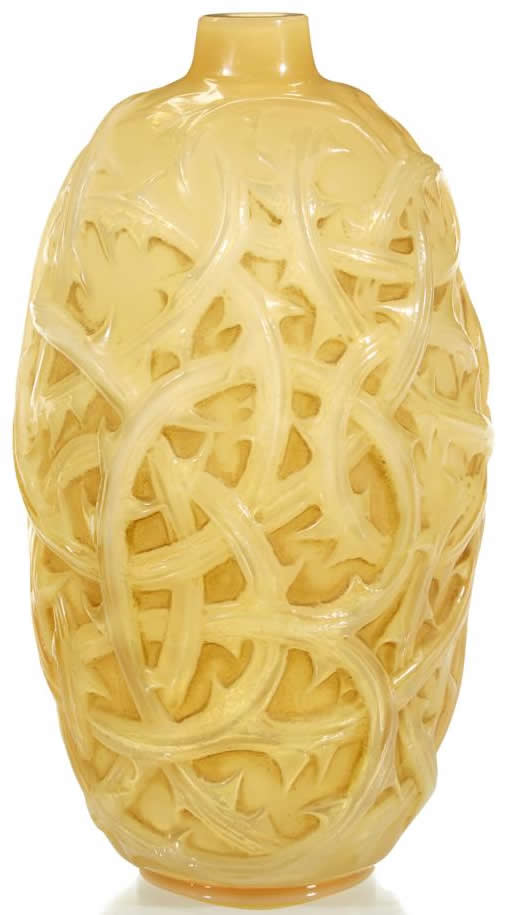 Rene Lalique Vase Ronces