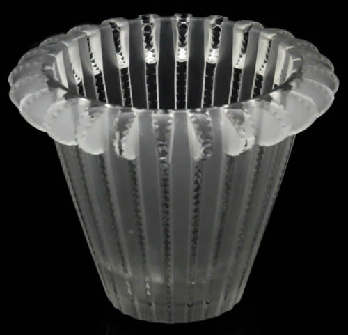 Rene Lalique Vase Royat