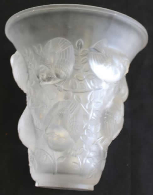 Rene Lalique Vase Saint Francois