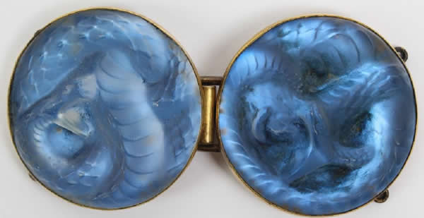 Rene Lalique Serpent Clasp