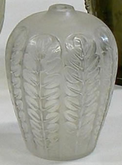 Rene Lalique Vase Tournai