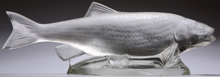 Rene Lalique Decoration Truite