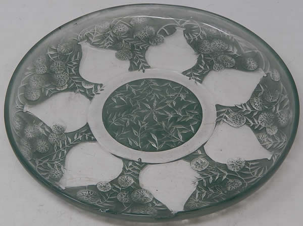 Rene Lalique Plate Vases