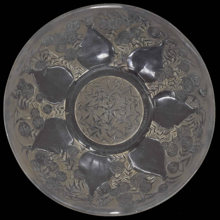 Rene Lalique Plate Vases