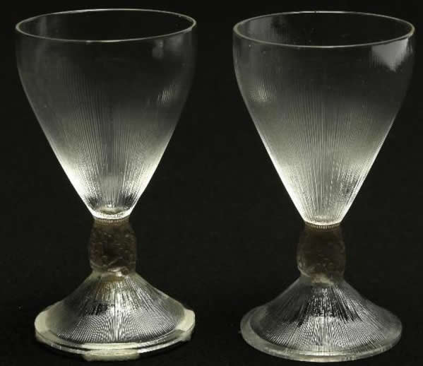 Rene Lalique Glass Vigne Strie