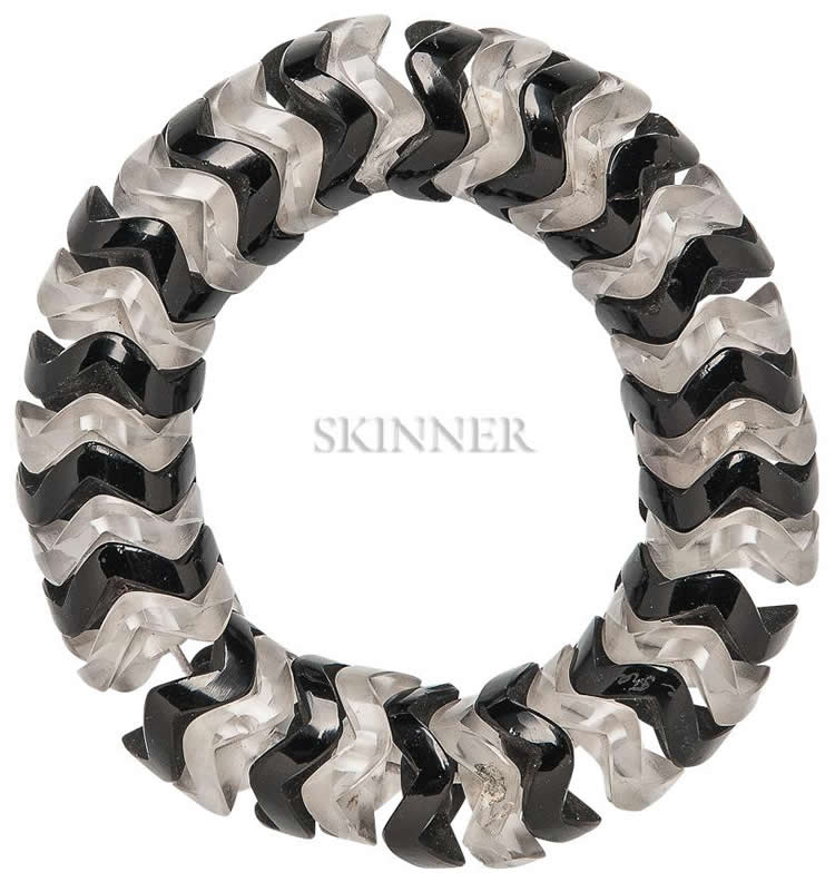 Rene Lalique Bracelet Zig-Zag