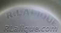 Fake R Lalique  Signature - Forged R Lalique Signature