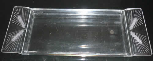 Arras Lalique France Crystal Modern Tray