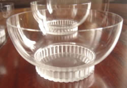 Bambou Lalique France Modern Crystal Finger Bowl