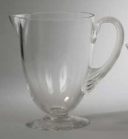Barsac Lalique France Crystal Modern Pitcher